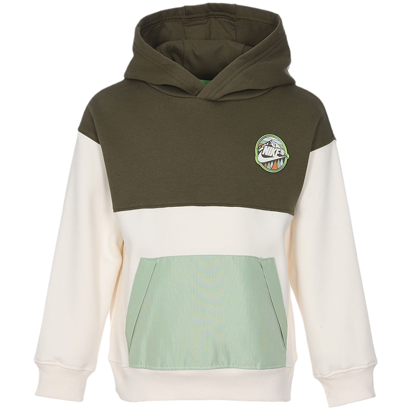 Nike耐克NIKE SPORTSWEAR SNOW DAY幼童加绒套头连帽衫FZ1686-110