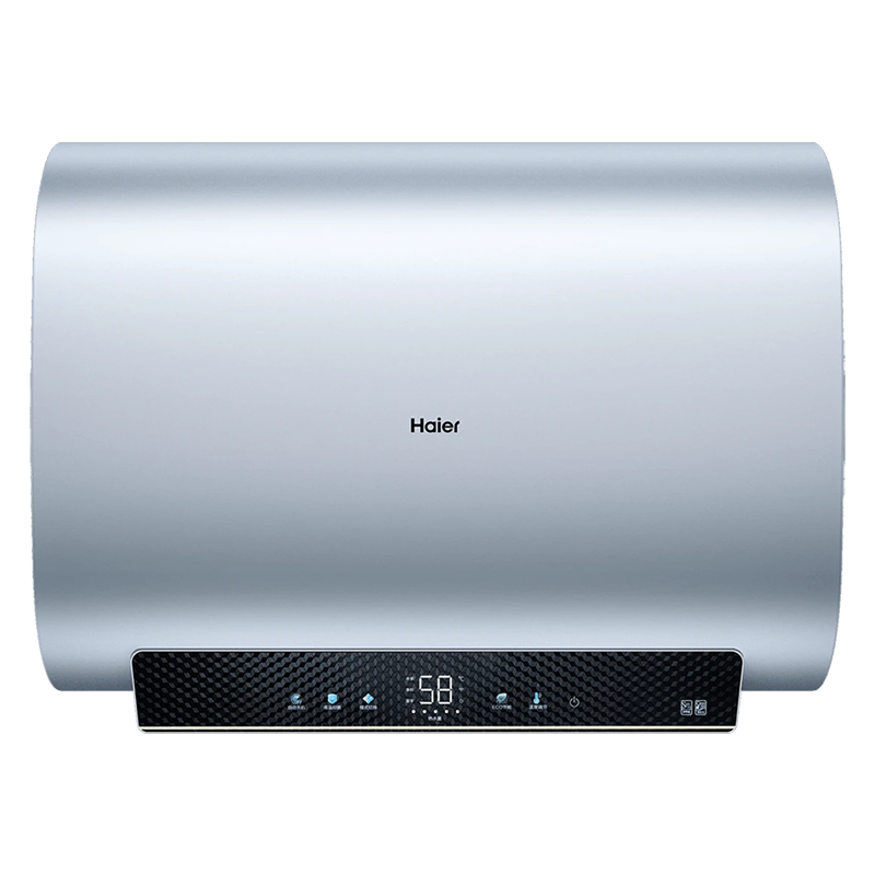 海尔(Haier)电热水器80升扁桶纤薄双胆3300W速热一级能效ECO节能内胆免清洗健康净水洗9倍大水量