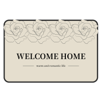 家佰利硅藻泥速干地垫浴室卫生间门口吸水防滑脚垫子洗手间厕所地毯