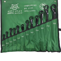 力世工具 12 件套电泳梅花扳手 1把