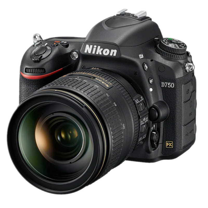 [店保五年]Nikon/尼康D750套机 24-120 F4镜头 全画幅翻屏带WIFI专业摄影数码单反相机 全新港版