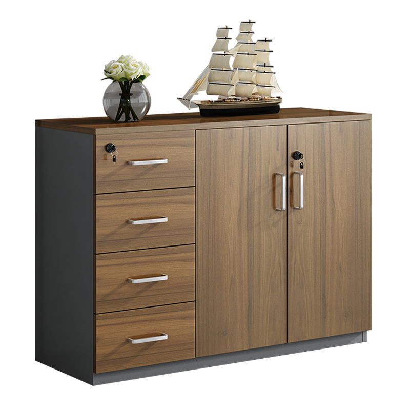 阿拉贡办公室矮柜储物柜文件柜2门4抽屉