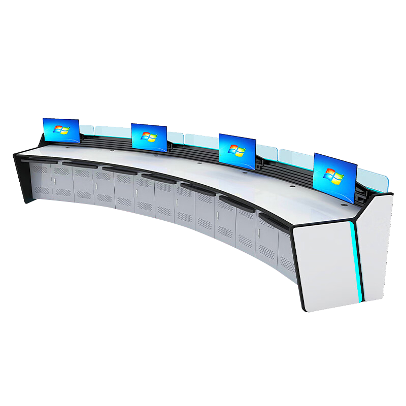 苏京 弧形控制台监控台工作台调度台带灯款可定制 SJK-99/厘米