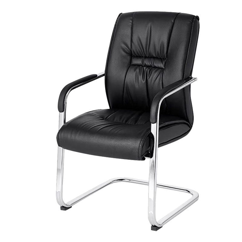 苏京 弓形椅皮椅会议洽谈椅办公电脑椅SJN-19/把