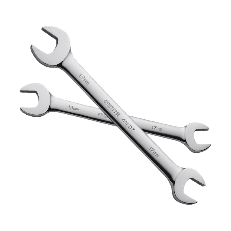 世达(SATA)全抛光双开口扳手 双头呆扳手 16x18mm 41214 1把(2把起订)