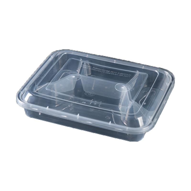 正良铁华 一次性餐盒 大六格1500ml 150套