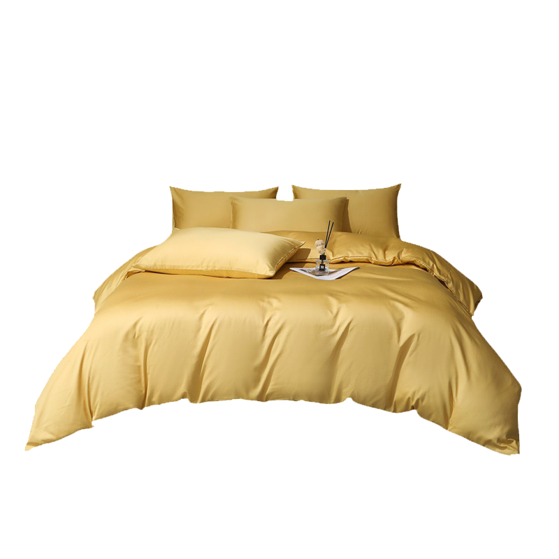 豆恒实(DHS)床上用品新疆纯棉高档多件套 ZY-DJT03/套 玉米黄 (默认1.2*2米其他尺寸请备注)