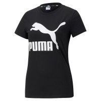 Puma彪马 基础款logo运动半袖黑T恤短袖532281-01