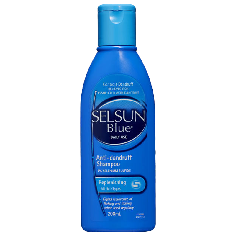 Selsun Blue洗发水200ml/瓶装Gold去屑止痒头皮藓溢脂性皮炎水杨酸 蓝色日常修护 适合中性或干性发质