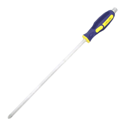 长城精工 Cr-V六角穿心螺丝刀 十字螺丝批 起子改锥工具 6*150mm 271666 2把