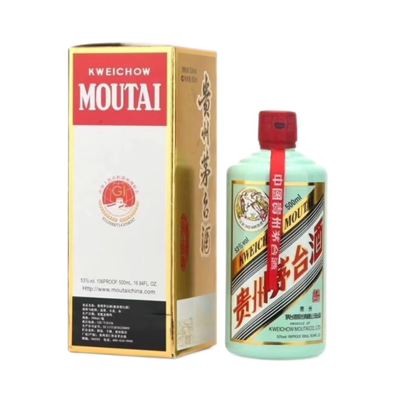 贵州茅台酒 香溢五洲53度500ml酱香型白酒 单瓶装