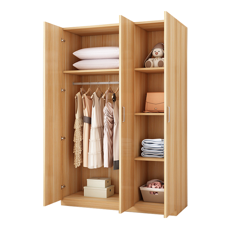 帅畅家用衣柜简约储物柜更衣柜3门1.8高宽120深40