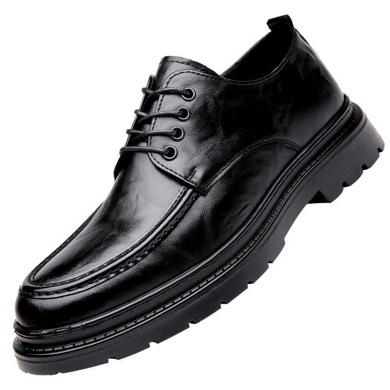 [线下专柜同款]卡帝乐鳄鱼(CARTELO)新款时尚真皮休闲鞋商务皮鞋男鞋