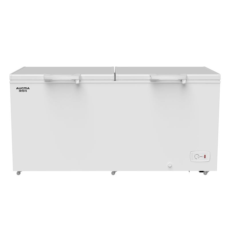 澳柯玛(AUCMA)商用卧式茶叶大容量冰柜 冷藏冷冻转换顶盖门 批发雪糕冷柜低温-26℃ BC/BD-630SNA