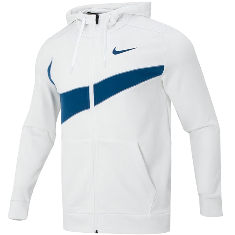 Nike耐克DRI-FIT男子速干针织训练连帽衫冬季新款印花FB8576-121