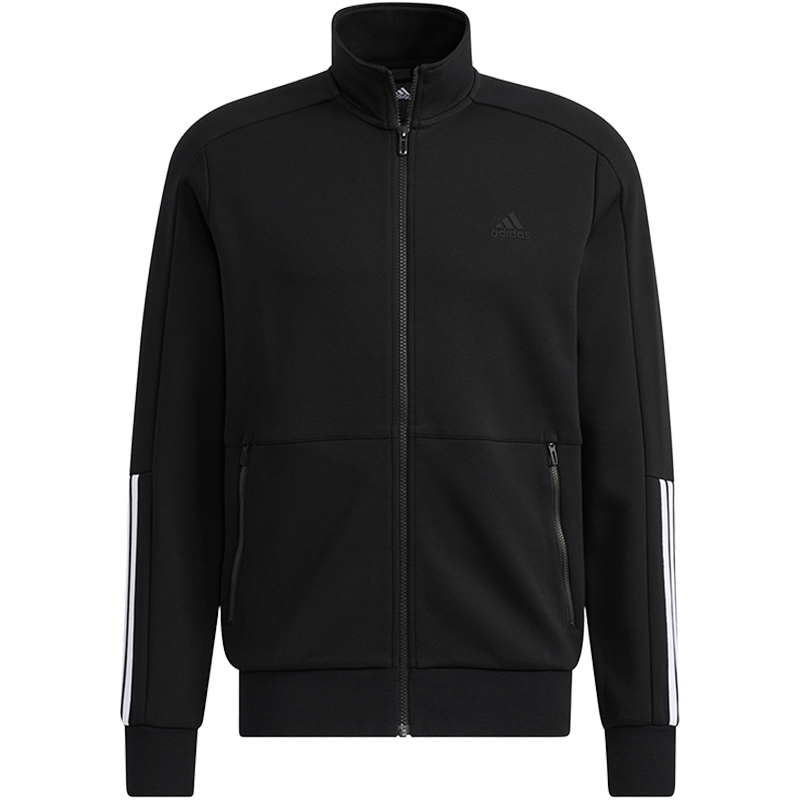 阿迪达斯运动外套男正品户外立领防风耐磨百搭潮流休闲夹克H40196