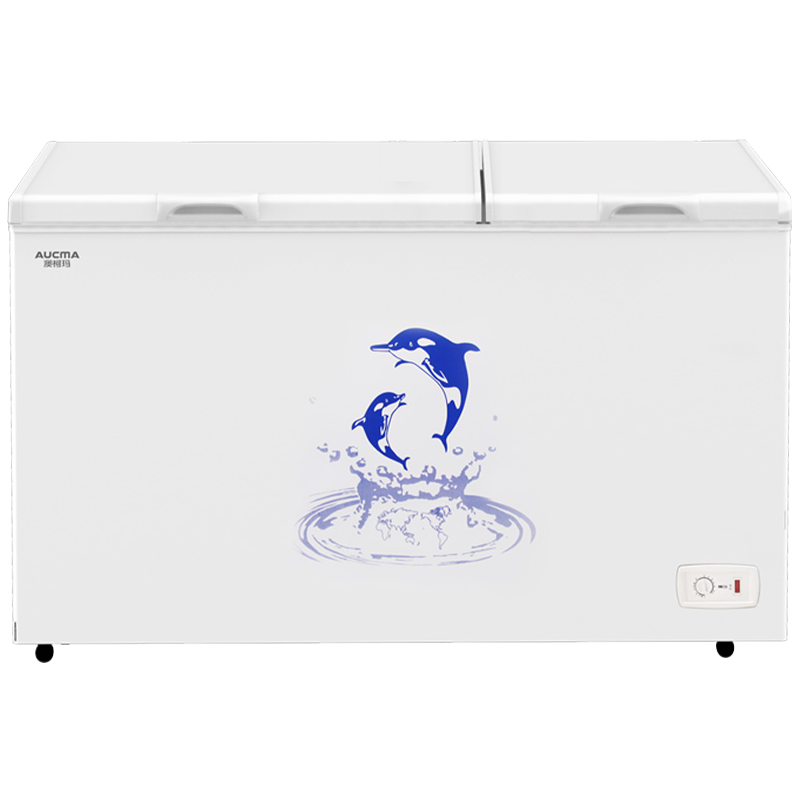澳柯玛(AUCMA)302升家用顶开门双温冰柜卧式大容量冷藏保鲜冷冻两用双柜双温冷柜家用冷柜BCD-302CNE