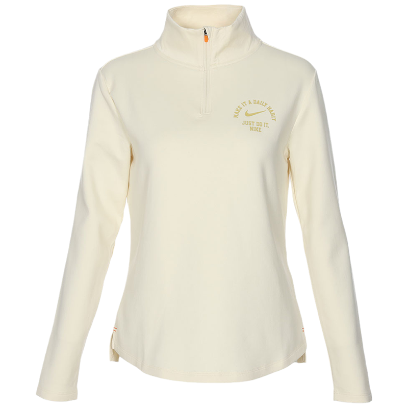 Nike耐克女子卫衣2023冬新款立领半拉链保暖运动套头衫FV3973-113