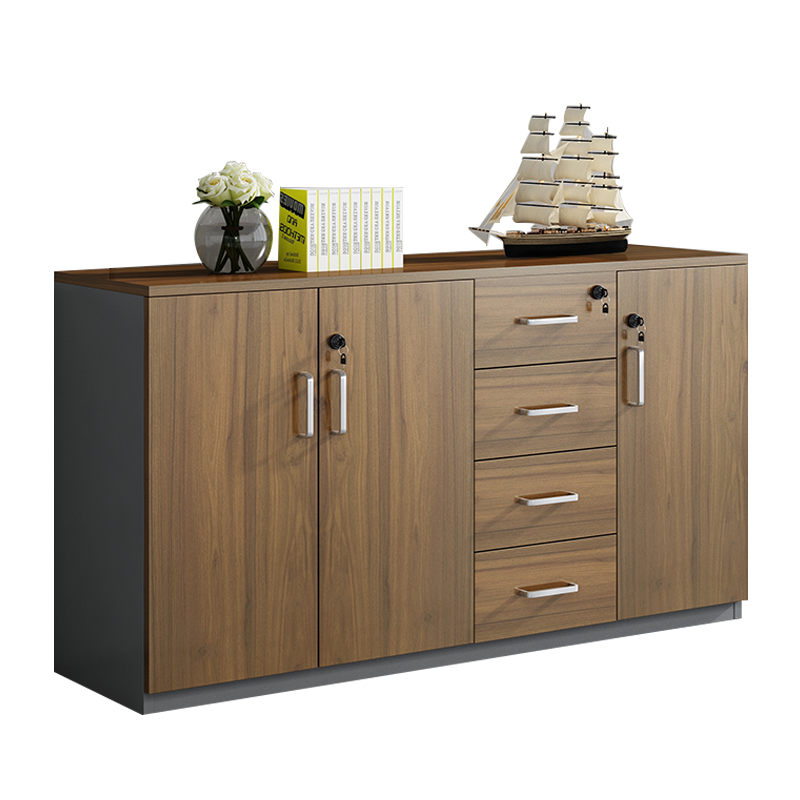 铭威顺办公室矮柜储物柜文件柜3门4抽屉