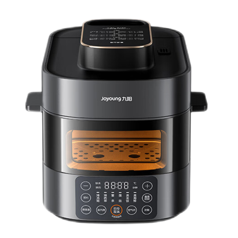 九阳(Joyoung)九阳空气炸锅家用多功能智能可视机身可拆洗电炸锅蒸烤炸一体机电饭锅KL40-SF100