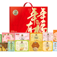 徐福记年年有福礼箱3.539kg送礼混合零食组合过节囤货礼盒装