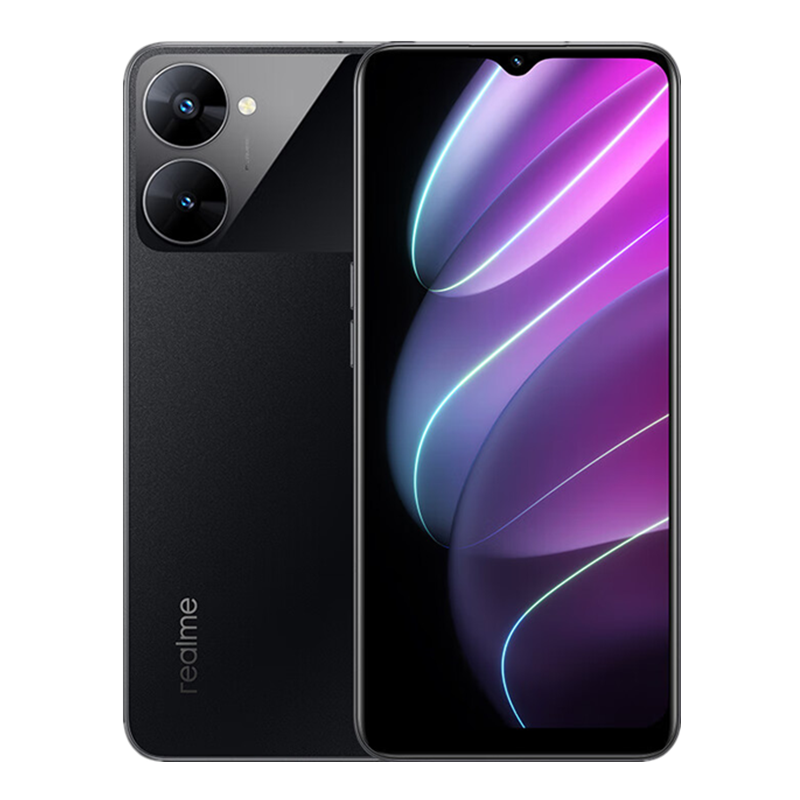 [全新]realme 真我V50 6GB+128GB 午夜黑 全网5G 天玑6100+芯 5000毫安电池 18W快充 手机 V50