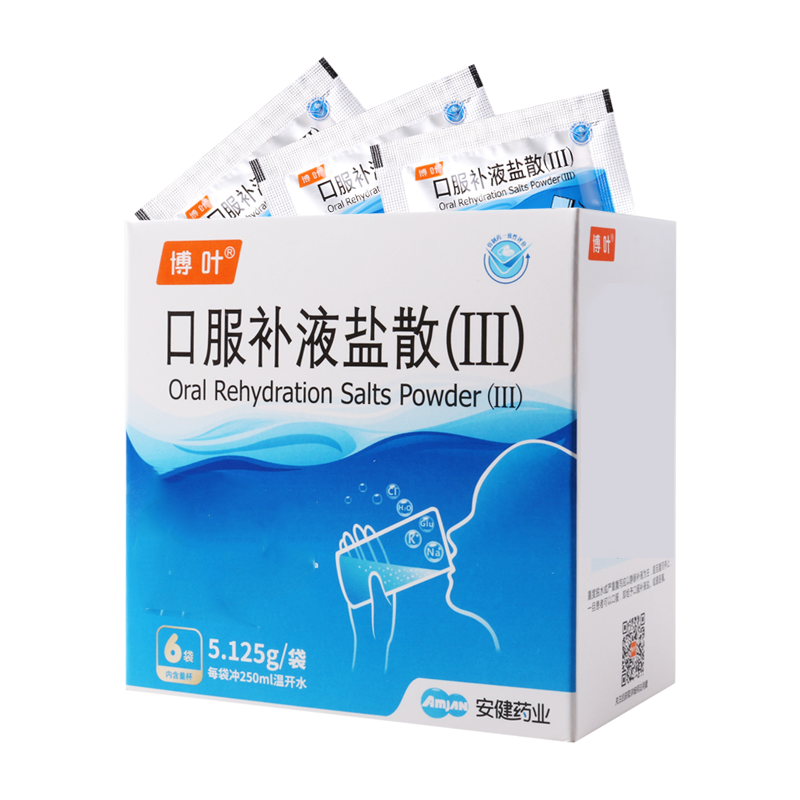博叶 口服补液盐III 5.125g*6袋/盒