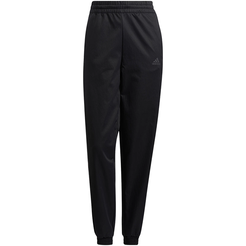 阿迪达斯女裤子春秋新款训练健身三条纹透气小脚运动长裤 HE9993