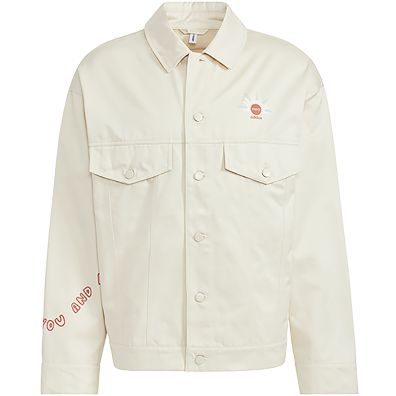 Adidas阿迪达斯neo男女同款夹克2023秋新款运动休闲外套 HM7435