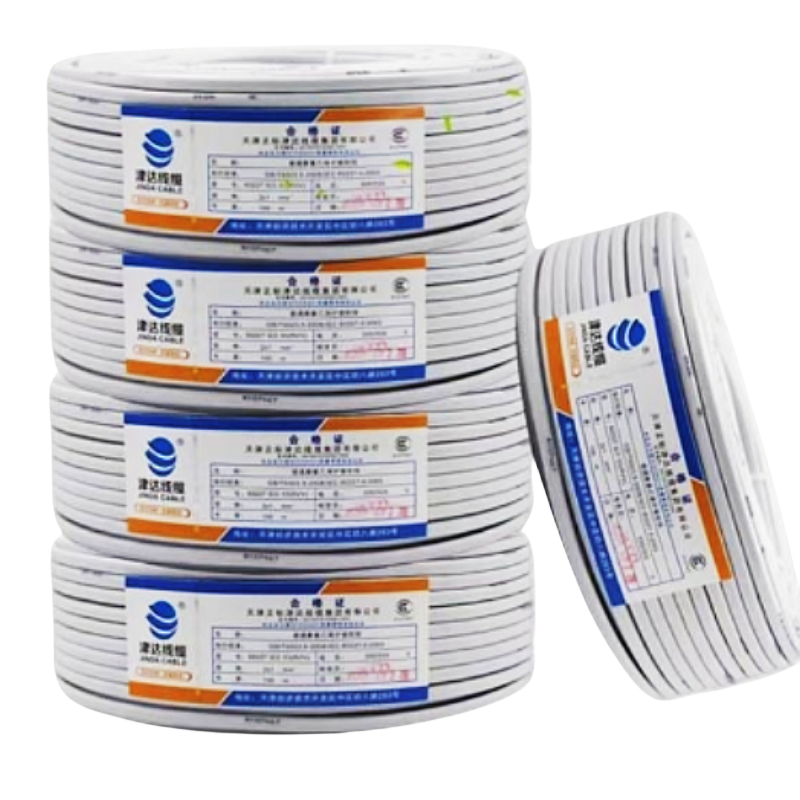 津达电线线缆 RVV白护套2*6