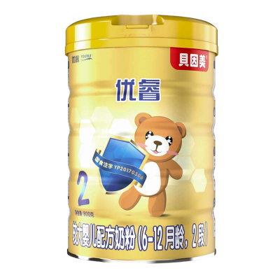 [无积分]贝因美优睿2段800g*6罐 较大婴儿配方奶粉