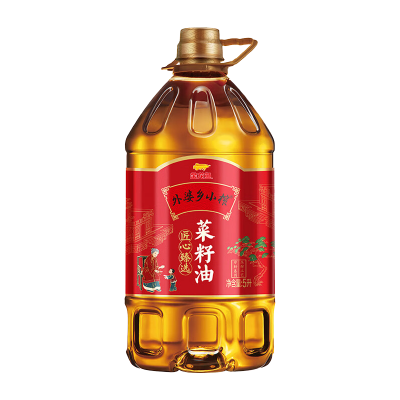 金龙鱼外婆乡小榨匠心臻选菜籽油5L