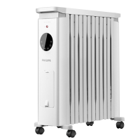 飞利浦(Philips)取暖器 AHR3144YS 油汀电暖器 电暖气片 电热器家用 节能省电带童锁保护取暖机