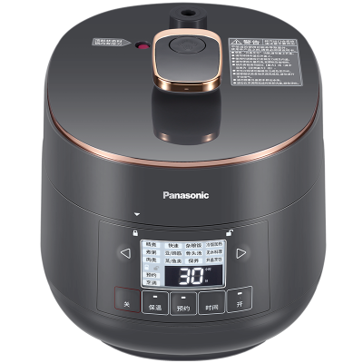 松下(panasonic)电压力锅2L快速蒸煮无水料理智能预约保温迷你电饭锅SR-PB201