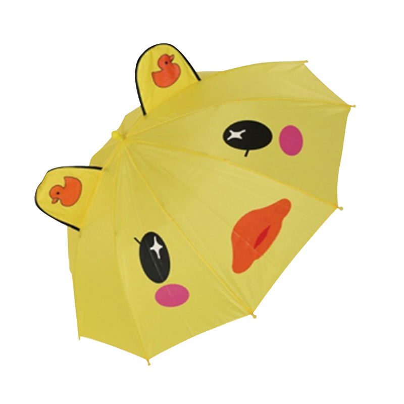 半自动钢骨伞架 涤丝布 塑料手柄YF-T2021003