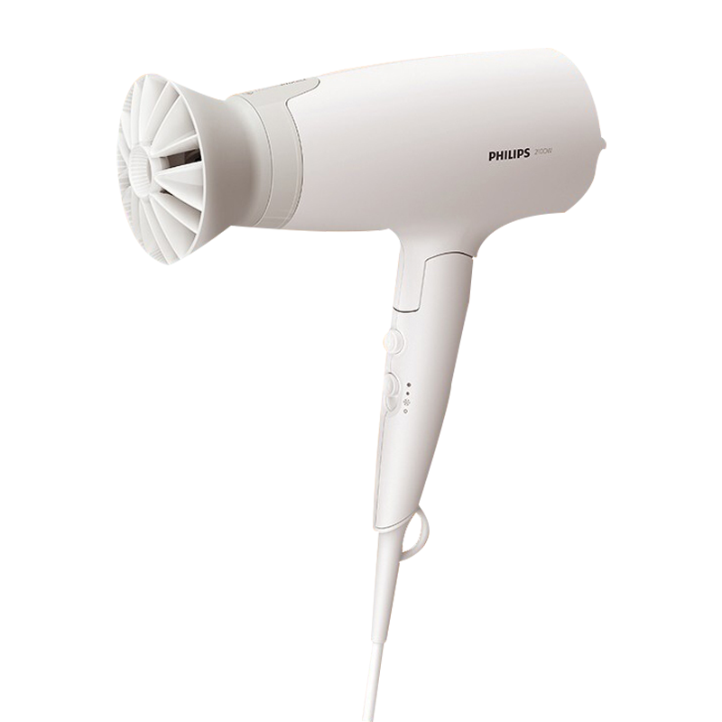 飞利浦(Philips) 电吹风机 家用大功率 负离子吹风机 2100W速干可折叠吹风筒 BHD378/05