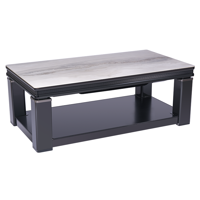 富炬电暖茶几升降电暖桌电暖炉电取暖桌电炉子多功能烤火桌家用长方形电烤火炉可升降电烤炉取暖炉 风韵云锦天章隐形电磁炉140