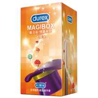 杜蕾斯durex 亲昵装12只大油量润滑型男用大头避孕套倍滑异型平面套套保险套中号计生用品