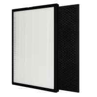 西可微(Xiker)适配海尔空气净化器过滤网KJ340F/320F/350F-EAA/300F-HCA活性炭海帕过滤芯