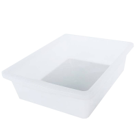 信森洛 白色塑料无盖 食品多功能收纳盆 /个