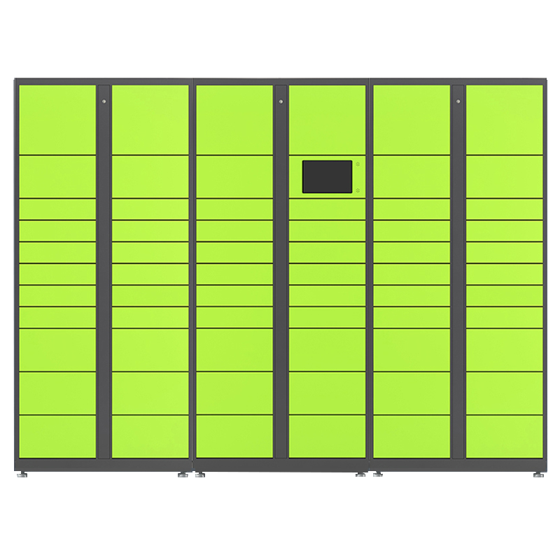 苏兴盛智能快递柜小区快递自提柜派件柜室外寄存柜信报箱储物柜一主两幅65格