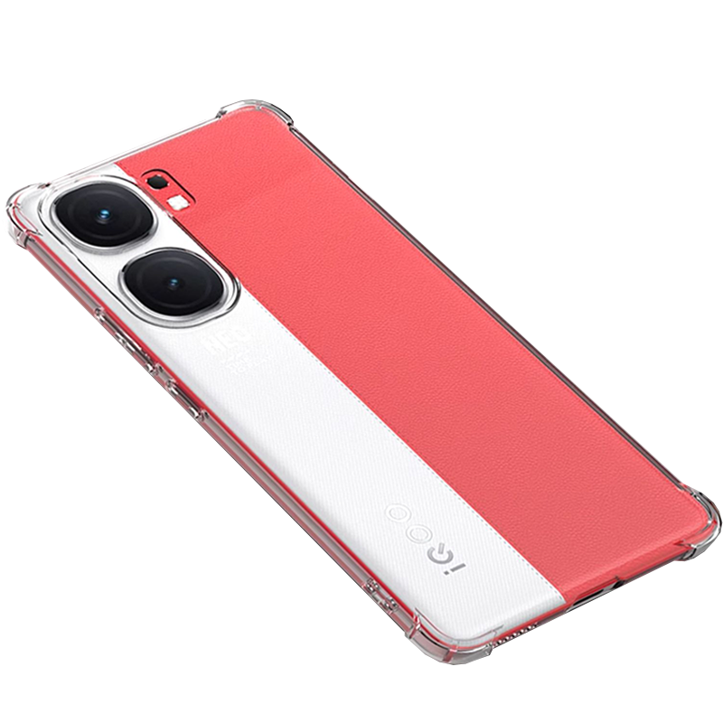 BOEEK 适用于iqooneo9手机壳 iqooneo9pro保护套气囊防摔壳透明软壳全包镜头保护