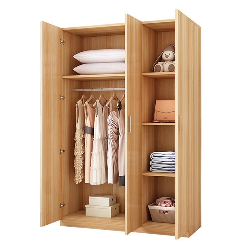 峰汇园家用衣柜简约储物柜更衣柜3门1.8高宽120深50