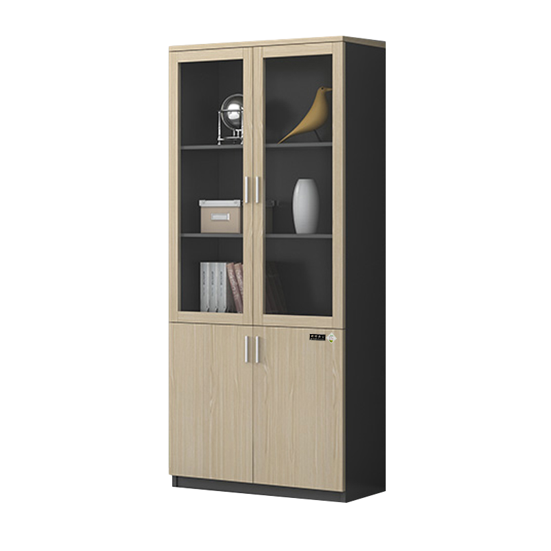 科野 办公家具文件柜书柜玻璃柜四门
