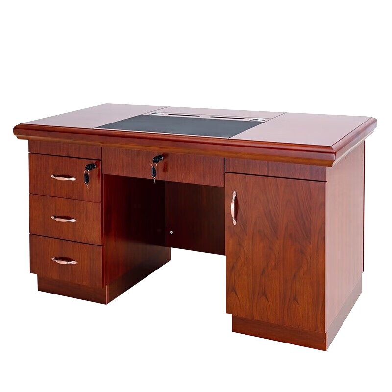 科野 环保油漆电脑桌经理桌职员办公桌员工桌主管桌老板桌班台1.4m