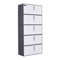 科野 钢制办公文件柜A4资料档案柜财务凭证柜铁皮柜多层带锁 5节档案柜 0.8mm