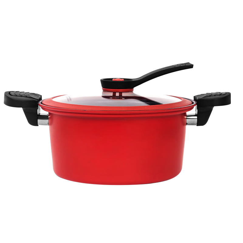 无货下架   荣事达/Royalstar 鸿运当头微压锅具家用不粘锅蒸锅电磁炉燃气灶通用RSD010-FJ