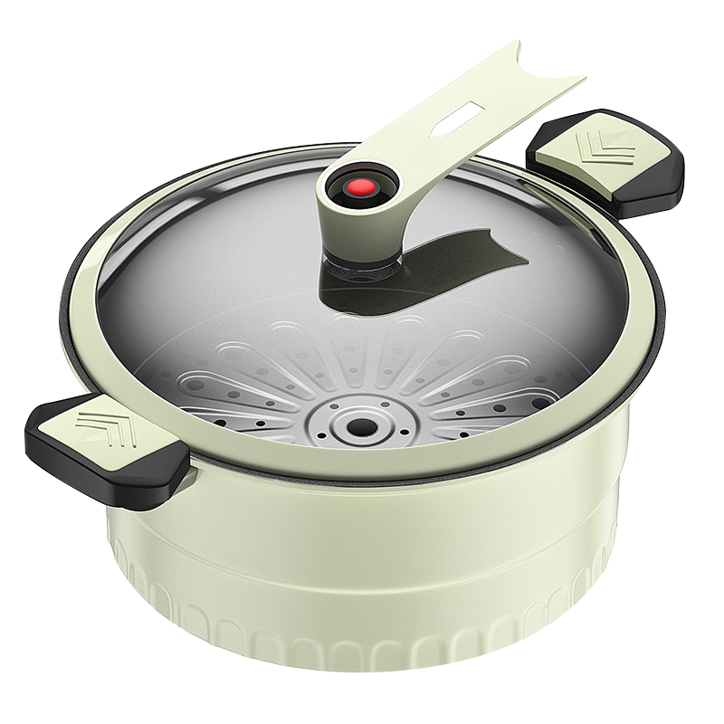 无货下架  荣事达蒸蒸日膳微压炖锅二件套 RSD050-FJ