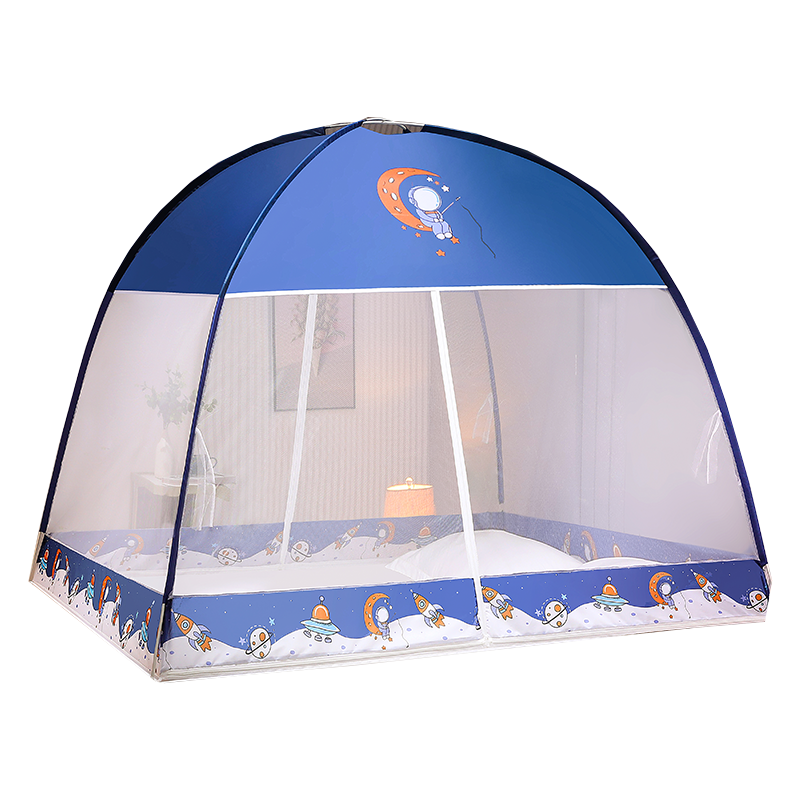 免安装蒙古包蚊帐家用2023新款防摔儿童学生宿舍问卧室可折叠天作之合