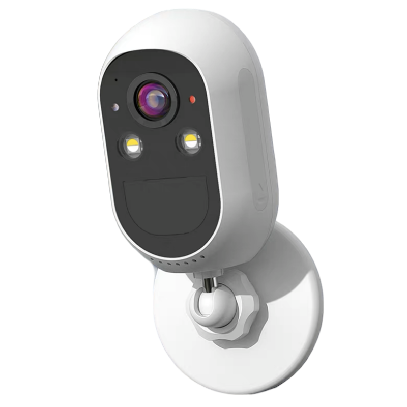 郢视 送7天循环监控录像卡 WIFI电池摄像头 云台旋转升级版 5MP